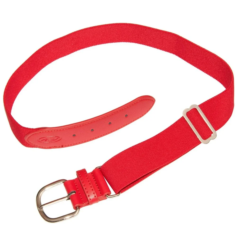 Athletic Works AW Red Adjustable Baseball Softball Unisex Youth Belt - (Pk of 2)